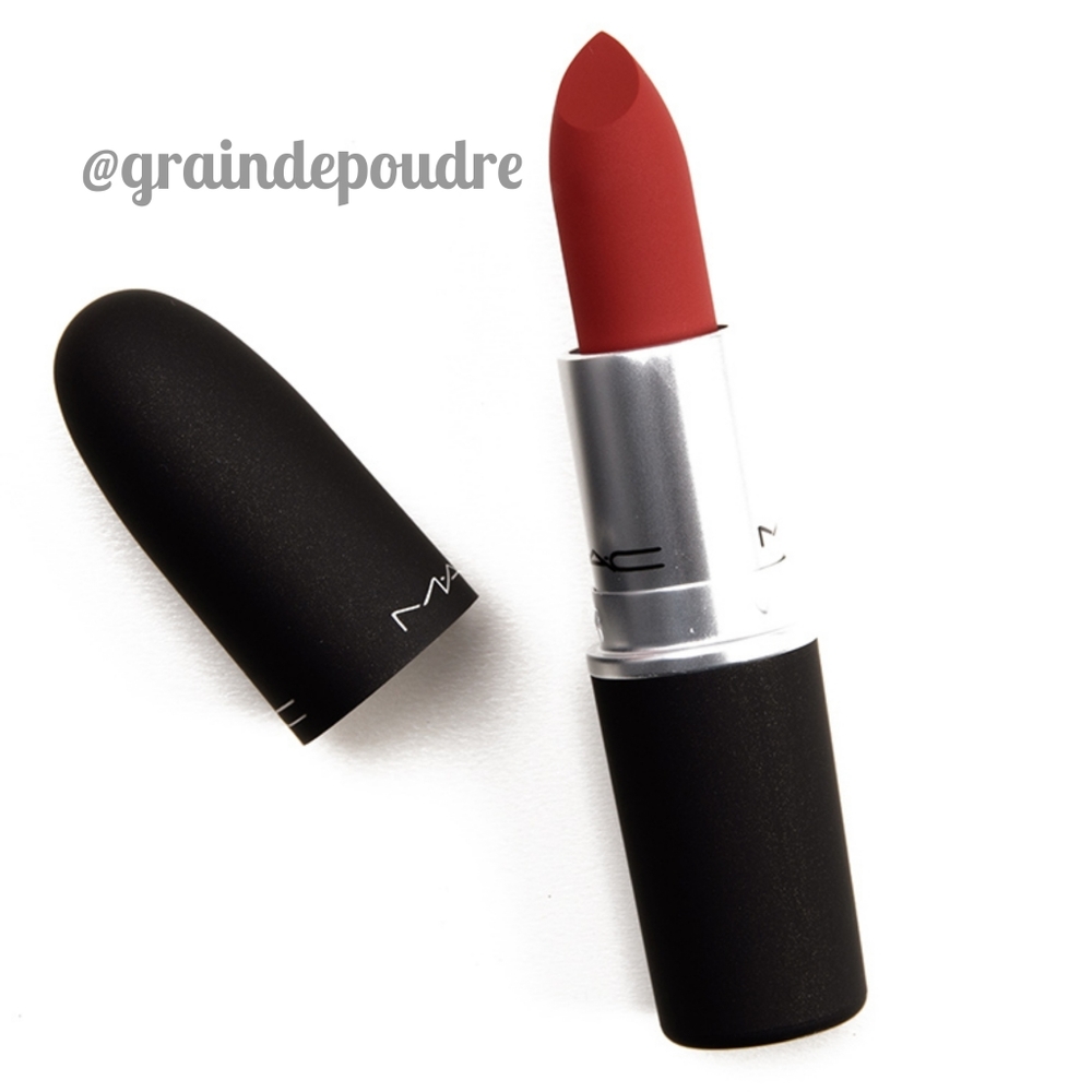 NIB! MAC Devoted to Chili Powder Kiss Full Size Lipstick - Picture 2 of 3